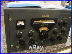 Vintage Collins 75A-2 Short Wave AM Ham Tube Radio Receiver with Manual