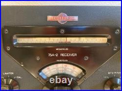 Vintage Collins 75A-2 Tube Receiver Ham Radio