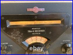Vintage Collins 75A-3 Tube Receiver Ham Radio