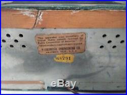 Vintage Copper/Bronze Abbotwares Z477 Tube Type 1940's Horse Radio Rare