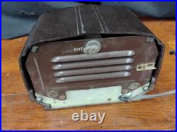 Vintage Coronado'Jewel' Bakelite AM tube Radio Model 43-8160 1947 Art Deco
