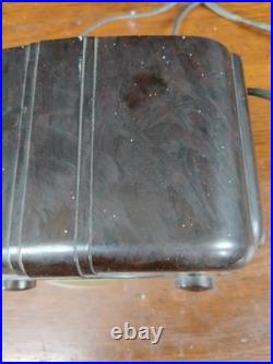 Vintage Coronado'Jewel' Bakelite AM tube Radio Model 43-8160 1947 Art Deco