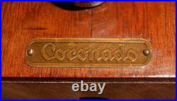 Vintage Coronado Tombstone Tube Radio Nice Original Finish! Works! Sold As Is