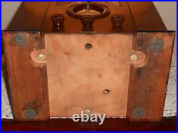 Vintage Coronado Tombstone Tube Radio Nice Original Finish! Works! Sold As Is