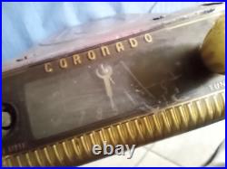Vintage Coronado Tube Radio 43-5006 Universal AM 1950s Car Truck Rat Rod Auto