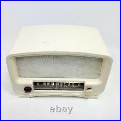 Vintage Coronado Tube Radio Model 43-8305 1946 Rare MCM Bakelite AM Has Hum
