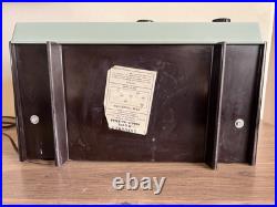 Vintage Coronado tube Radio 1950 mint green sea foam am radio works mid century Vintage Coronado tube Radio 1950 mint green sea foam am radio works mid century