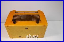 Vintage Crack Free Excellent Dewald Art Deco Old Antique Catalin Bakelite Radio