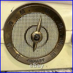 Vintage Crosley 10 137 Tube Radio Mint Gold Art Deco