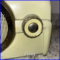 Vintage Crosley 10 137 Tube Radio Mint Gold Art Deco