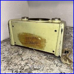 Vintage Crosley 10 137 Tube Radio Mint Gold Art Deco