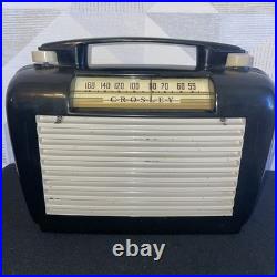 Vintage Crosley 56PB Bakelite Tube Radio Classic Brown 1900-1940 Original Works Vintage Crosley 56PB Bakelite Tube Radio Classic Brown 1900-1940 Original Works