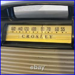 Vintage Crosley 56PB Bakelite Tube Radio Classic Brown 1900-1940 Original Works