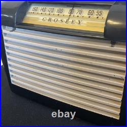 Vintage Crosley 56PB Bakelite Tube Radio Classic Brown 1900-1940 Original Works
