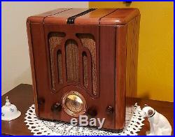 Vintage Crosley AM/SW Fiver Tube Radio 515 (1935) RESTORED & BEAUTIFUL