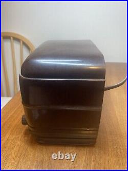 Vintage Crosley Bakelite Am Radio Model 13-AE See Condition