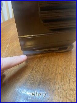 Vintage Crosley Bakelite Am Radio Model 13-AE See Condition