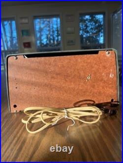 Vintage Crosley Dashboard Tube Radio, Model 10-135, White, ca. 1950