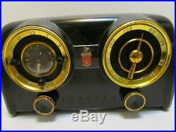 Vintage Crosley Tube Type Clock Radio Nice & Works