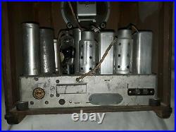 Vintage Crosley Wooden Tube Radio (Model 54) FOR PARTS or REPAIR