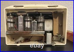 Vintage Crown PR-535C Tube radio With Case