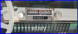 Vintage DAPY Paris Poster Radio Cadillac Dashboard Clock- New