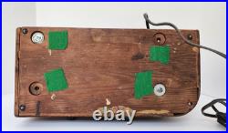 Vintage DETROLA Wood Tube Radio, Table Top, Art Deco, Powers On