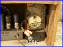 Vintage Dacotah Hotel Coin Operated Tube Radio RO-LA COIN 101-6T As is Parts