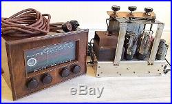 Vintage Decca Beau PX4 300B Valve Tube Amplifier & Radio Tannoy, Leak Speaker