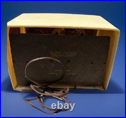 Vintage Deco 1949 Emerson Radio 602 AM Art Deco Radio Untested Turns On