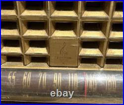 Vintage Deco 1949 Emerson Radio 602 AM Art Deco Radio Untested Turns On