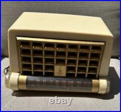 Vintage Deco 1949 Emerson Radio 602 AM Art Deco Radio Untested Turns On Vintage Deco 1949 Emerson Radio 602 AM Art Deco Radio Untested Turns On