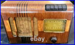 Vintage Deco GE/General Electric GD-51 Tube Radio 40's Wood RESTORED WORKS