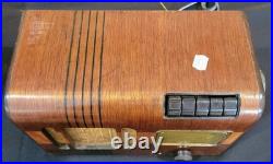 Vintage Deco GE/General Electric GD-51 Tube Radio 40's Wood RESTORED WORKS