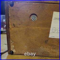 Vintage Delco Tube Radio Model R-1229 Wood Cabinet Tested Working SEEDESCRIPTION