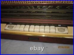 Vintage Delmonico AM/FM/SW Tube Radio Model PB-742 in Beautiful Wooden Case