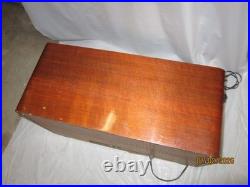 Vintage Delmonico AM/FM/SW Tube Radio Model PB-742 in Beautiful Wooden Case