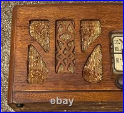 Vintage Detrola Tube Radio Model 3044 Tested Working 43 Watts
