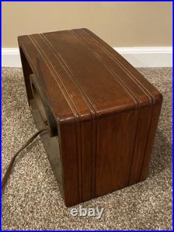 Vintage Detrola Tube Radio Model 3044 Tested Working 43 Watts