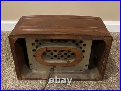 Vintage Detrola Tube Radio Model 3044 Tested Working 43 Watts
