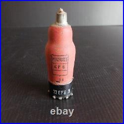 Vintage EF6 MINIWATT N5187 Transcontinental Bottom Radio Post Tube Lamp
