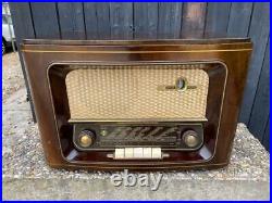 Vintage EMUD Phono record tube radio console German vintage siemens