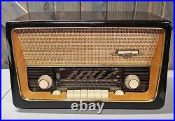 Vintage EMUD Rekord Senior 60 AM/FM/SW Tube Radio, Germany Works 1950's-60's