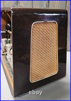 Vintage EMUD Rekord Senior 60 AM/FM/SW Tube Radio, Germany Works 1950's-60's