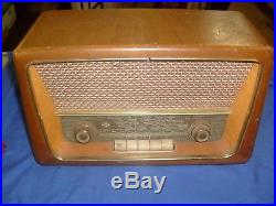 Vintage EMUD tube Shortwave & Broadcast AM/FM Radio (As Is)