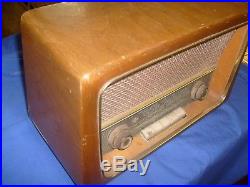 Vintage EMUD tube Shortwave & Broadcast AM/FM Radio (As Is)