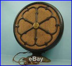 Vintage Early 1920's Atwater Kent Model E Metal Heavy Duty Round Circle Speaker