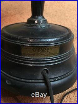 Vintage Early Thorola Model 3 Round Base Reichmann Co. Radio Horn Speaker Driver