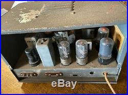 Vintage Echophone Commercial Tube Radio Skyrider Jr 3 Bands Tested works