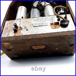 Vintage Echophone Tube Radio Gothic Cathedral Model S-5 1930's Antique Works